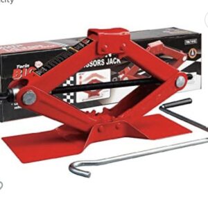 Red Steel Scissor Jack