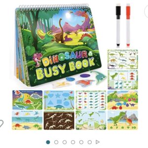 Dinosaur Toys Busy Book for 2-7 Year