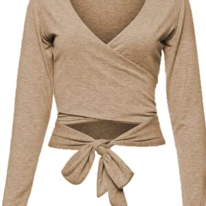 Famulily Women’s Sexy Deep V Neck Top