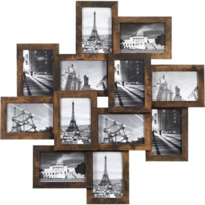 Collage Picture Frames for 12 Photos 4 x 6 ” Inches