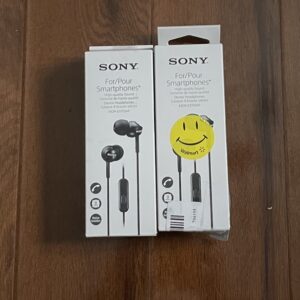 Sony Headphones With Microphone (Black)