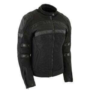 Milwaukee Womens Milwaukee Leather MPL2775 Women’s Racing Jacket