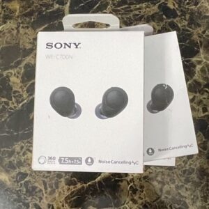 Sony WF-C700N Truly Wireless Noise Cancelling in-Ear Bluetooth Earbud Headphones with Mic and IPX4 Water Resistance, Black