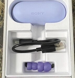 Sony WF-C700N Truly Wireless Noise Cancelling in-Ear Bluetooth Earbud Headphones with Mic and IPX4 Water Resistance, Violet