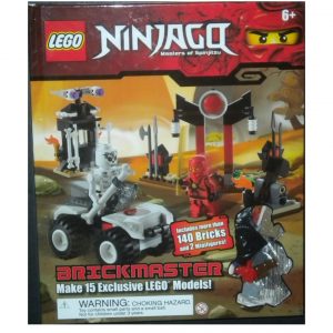 LEGO NINJAGO Brickmaster hardcover, 140 LEGO® bricks, Makes 8 exclusive LEGO® models!