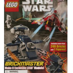 LEGO Star Wars Brickmaster hardcover , 240 bricks, makes 8 exclusive LEGO models