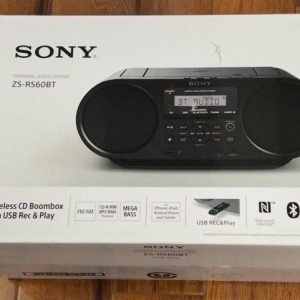 Sony ZSRS60BT/UC Boomboxes, Black